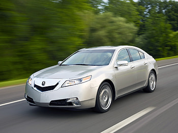 Auto, Trees, Acura, Cars, Side View, Speed, Style, Akura, 2008, Tl, Silver Metallic, Track, Route HD wallpaper