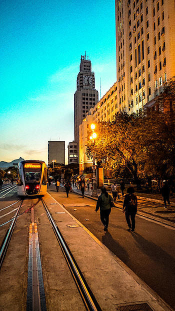 Rio de Janeiro, cloud, sky, riodejaneiro, train, vlt HD phone wallpaper