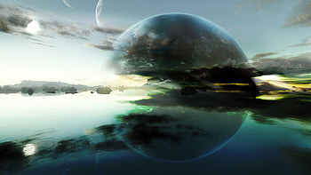 Scifi Planet Rise Manipluation , scifi, planet, artist, artwork, digital-art HD wallpaper
