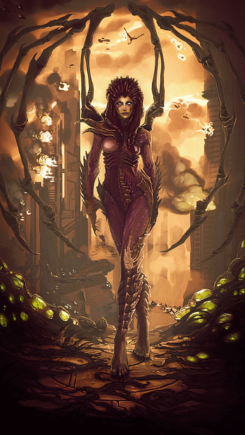 Video game, Starcraft II art, Etienne Beschet, Gaming HD phone wallpaper
