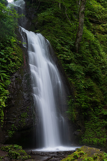 Nature, Rock, Waterfall, Spray, Flow, Stream HD phone wallpaper