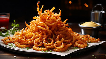 Crispy Curly Fries, food, french fries HD wallpaper