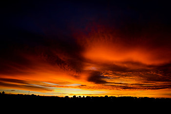 Awesome sunset, entertainment, nature, people, sunset HD wallpaper