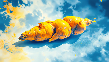 Vibrant Turmeric Delight - Ultra, turmeric, vibrant colors, nature, food HD wallpaper