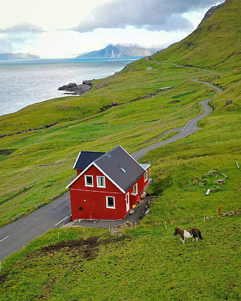 Faroe islands, cloud, sky HD phone wallpaper