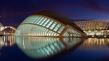 Cities, Architecture, Building, Reflection, Valencia, Spain HD wallpaper