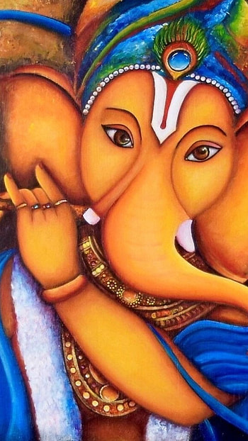 Best Ganesh, Krishna Roop, krishna, roop HD phone wallpaper