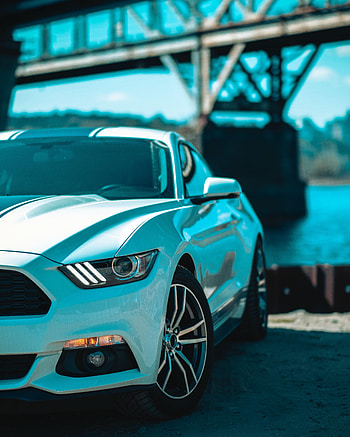 Cars, Front View, Headlight, Ford Mustang, Wheels HD phone wallpaper