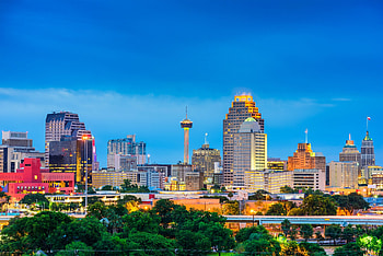 San Antonio Skyline, Virtual small business expo, City travel, Professional event HD wallpaper