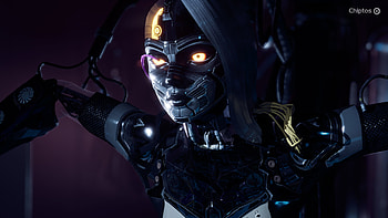 Chiptos X Robot Female Computer Part in Cyberpunk Lab NFT, cyberpunk, robot HD wallpaper