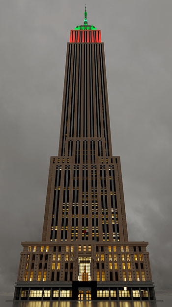Built the Empire State Building, Minecraft, Gaming, Creative achievement HD phone wallpaper