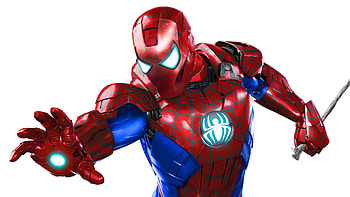 Iron Spider Man Suit , spiderman, artist, artwork, deviantart, superheroes HD wallpaper