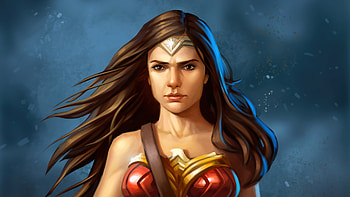Wonder Woman Amazonian Queen, wonder-woman, superheroes, artwork, artist, behance HD wallpaper