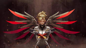 The Mercy Overwatch Cold Soul, mercy-overwatch, overwatch, games, artist, artwork, digital-art, video-games, pixiv HD wallpaper