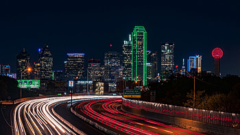 Skyscrapers Dallas Texas Cityscape Travel HD wallpaper