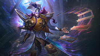 Twisted Fate Stargazer Mythic Chroma Skin LoL Splash Art PC, Video Game, League Of Legends, Twisted Fate (League Of Legends) HD wallpaper