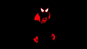 Spider Man Minimalism , spiderman, superheroes, artwork, artist, pixiv HD wallpaper