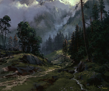 artistic, landscape HD wallpaper