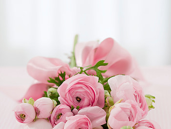 Roses, bouquet, pink flowers HD wallpaper