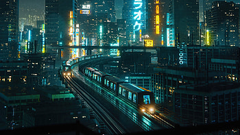 The Pulse Of A Sleepless City, scifi, city, artist, artwork, digital-art, artstation HD wallpaper