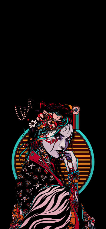 Japanese Geisha Art HD phone wallpaper