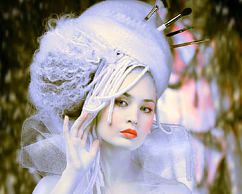 Pretty face, white, model, face, woman, artistic HD wallpaper