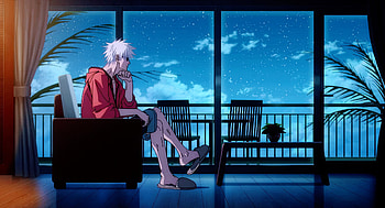 Satoru Gojo Nighttime Serenity - Jujutsu Kaisen, Satoru Gojo, Jujutsu Kaisen 2nd Season, Anime, Jujutsu Kaisen HD wallpaper