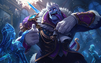 Frozen Prince, League of Legends, LOL, Dr Mundo, League of Legends characters, Frozen Prince portrait, Frozen Prince character HD wallpaper