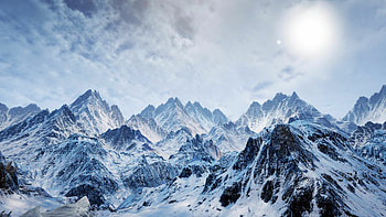 mountain , Scenic beauty, Nature's awe, Majestic vistas HD wallpaper