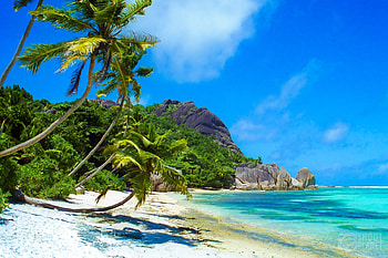 La Digue Island, Seychelles Paradise, Indian Ocean, Shootplanet HD wallpaper