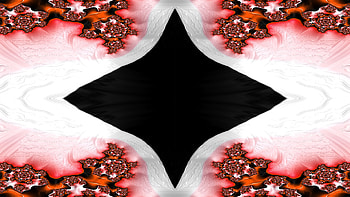 Trippy Psychedelic Fractal, trippy, psychedelic, aesthetic, red, white, Abstract, fractal HD wallpaper