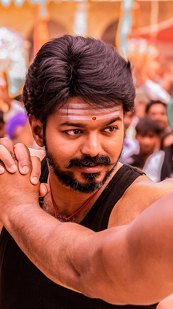 Vijay, mersal, tamil movie HD phone wallpaper