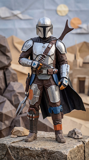 Mandalorian - Beskar Sentinel , The Mandalorian (Character), armor, Star Wars, cosplay, Sci Fi HD phone wallpaper