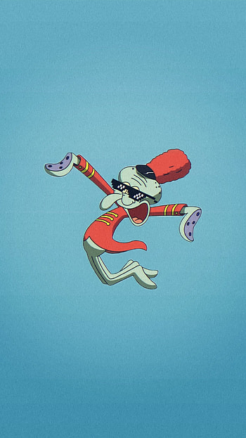 Calamardo, art, cartoon, EVJ HD phone wallpaper
