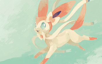 Pokemon, Pokemon Y, Pokemon X, Manga, Anime, Gaming, Game, Pokemon X and Y, Cute, Adorable, Sweet, Simple, RPG, Sylveon HD wallpaper