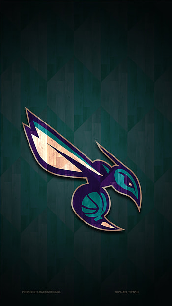 Charlotte Hornets, basketball, logo, nba HD phone wallpaper