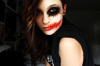 Joker Girl Makeup , girls, joker HD wallpaper