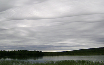 Clouds of Cream, hills, gloomy, beautiful, overcast, rolling, lakes, reeds, formations, nature, cloud HD wallpaper