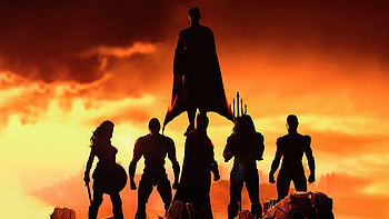 Snydercutposter , justice-league, 2021-movies, movies, batman, superman, wonder-woman, aquaman, cyborg, flash, artstation, silhouette HD wallpaper