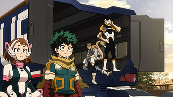 My Hero Academia: Featuring Izuku Midoriya and Ochako Uraraka, Anime, My Hero Academia: You're Next, Izuku Midoriya, Ochako Uraraka HD wallpaper