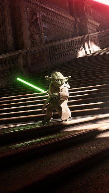 Yoda vs Darth Vader, Star Wars Battlefront 2, 7, Pixel XL HD phone wallpaper