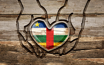 I love Central African Republic, , wooden carving hands, Day of Central African Republic, Central African Republic flag, Flag of Central African Republic, wood carving, african countries, Central African Republic HD wallpaper