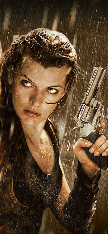 Resident Evil Afterlife, Iconic movie, Horror-action, Graphic ry HD phone wallpaper