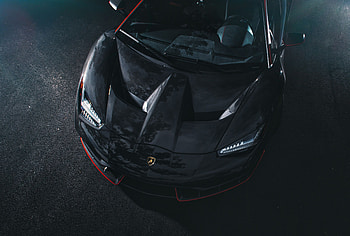 Lamborghini Centenario Coupe Front Black Carbon, lamborghini-centenario, lamborghini, cars HD wallpaper