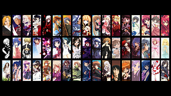 Don't bother to Tags it 2 =_=, anime, over, cross, crowd, characters, backgrounds HD wallpaper