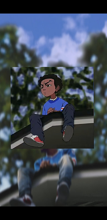 Jcole boondocks, music, feature, drawings HD phone wallpaper