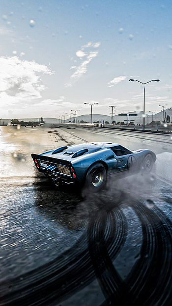 Ford GT40, cloud, sky, calm, rain, warm HD phone wallpaper