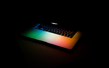 Macbook Keyboard Colorful, macbook, keyboard, computer, lights, colorful HD wallpaper