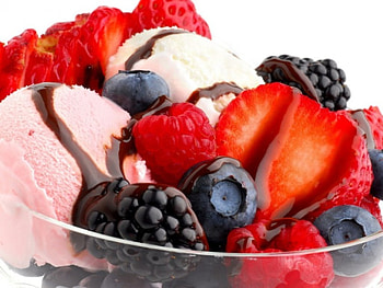 Summer Delight, dessert, summer, fruits, tasty HD wallpaper