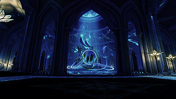 Genshin Impact Ultra – Mystical Underwater Shrine Scene, video game, Genshin Impact HD wallpaper